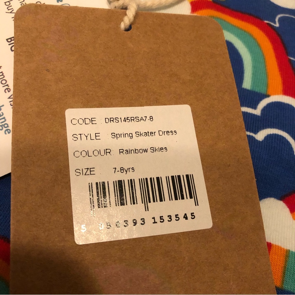 NEW | Frugi | Rainbow Skater Dress - Picture 6 of 10